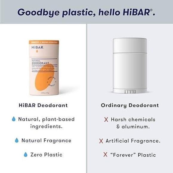 HiBAR Pink‎ Iris & Neroli Sensitive Deodorant - Picture 3 of 5